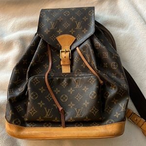Large vintage Louis Vuitton back pack